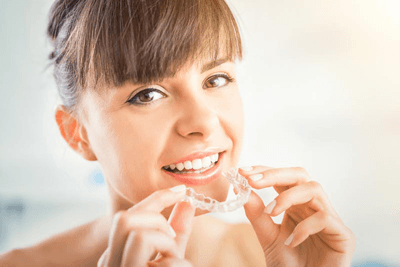 Invisalign Woman Straight teeth