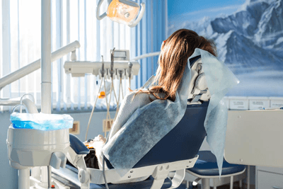 Sedation Dentistry Woman in Treatment